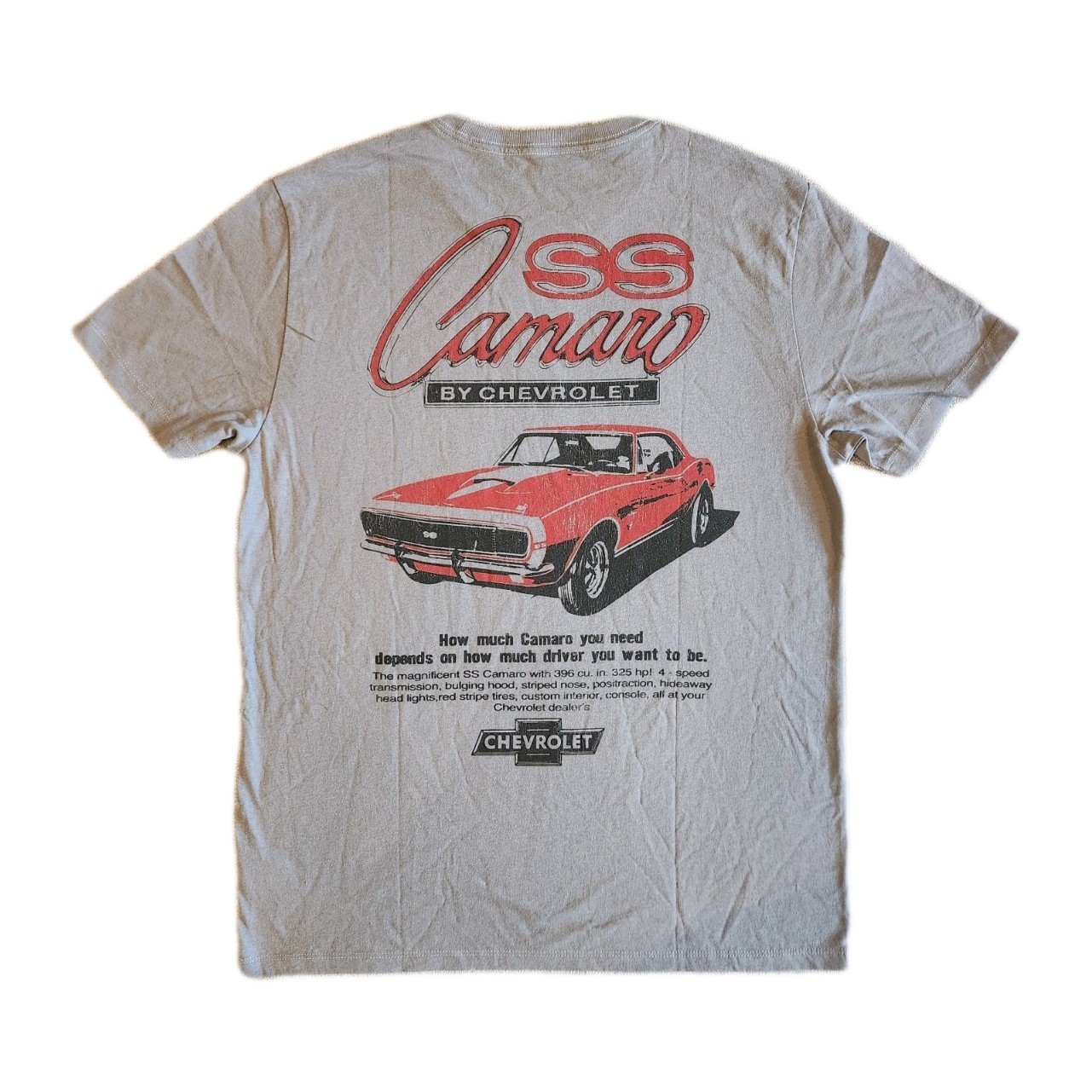 New Chevrolet Camaro SS Mens Medium American Muscle Car Tee