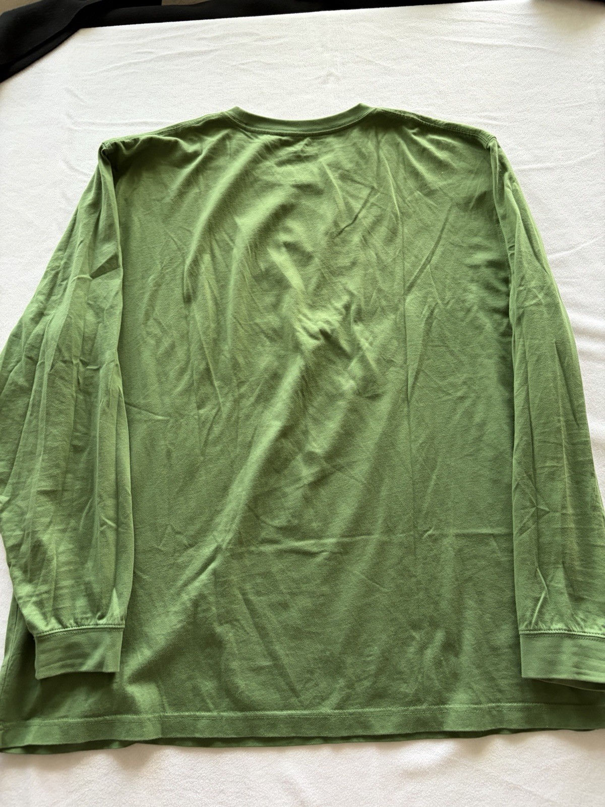 L.L.Bean Men's Traditional Fit Crew Neck Long Sleeve T-Shirt Green XL Regular gallery