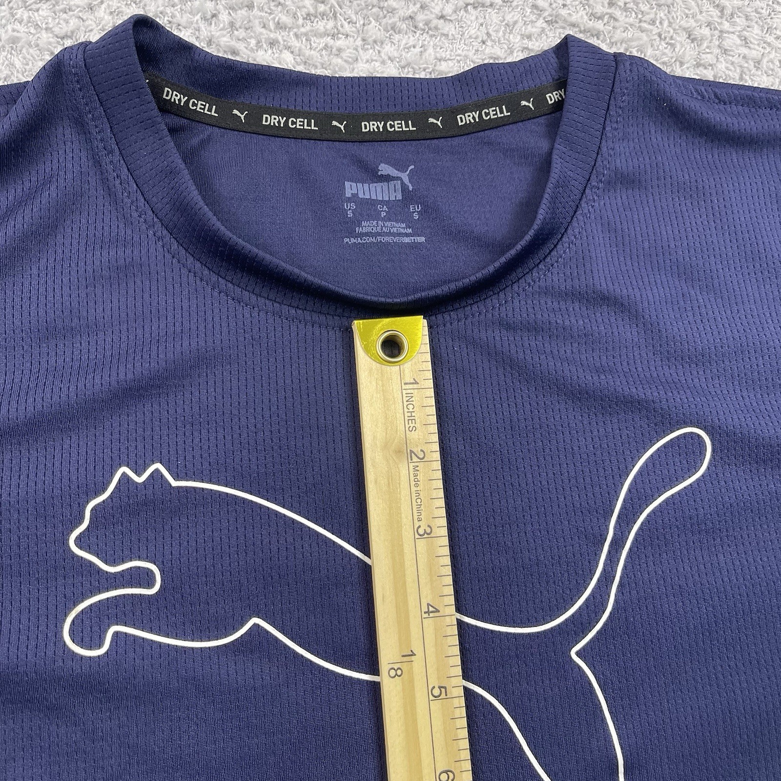 PUMA Train All Day Essentials Mens Blue Casual Tops Size S gallery