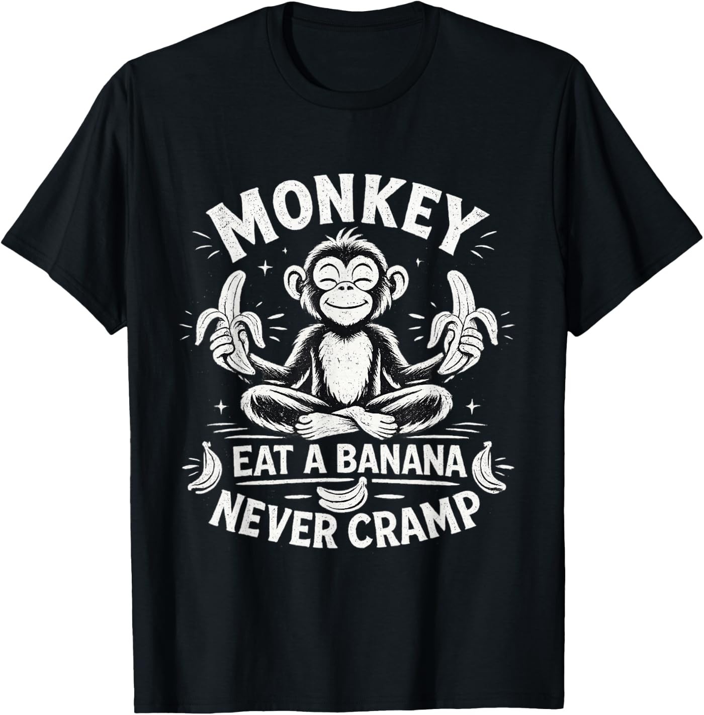 Monkey Eat a Banana Never Cramp T-Shirt
