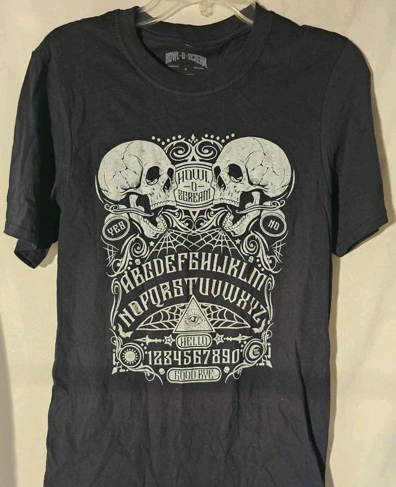 Ouija Board Seance Horror Terror Halloween Graphic T-Shirt Howl O Scream ’25 New