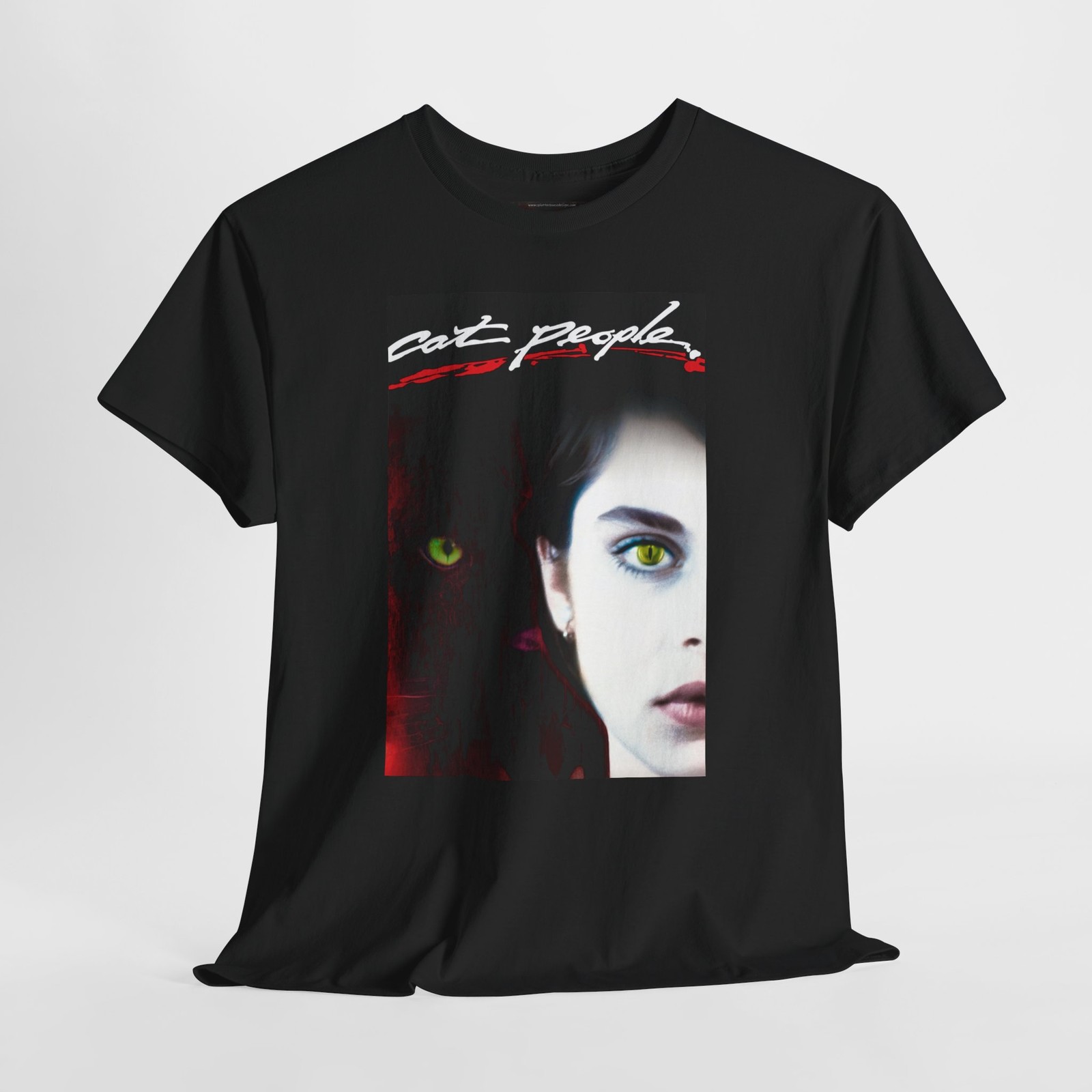 Cat People 1982 Retro Movie Poster Horror Unisex Graphic T-Shirt gallery