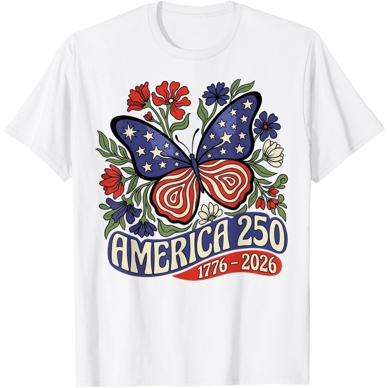 250th Anniversary USA Patriotic Freedom 4th of JulyAdult T-Shirt gallery
