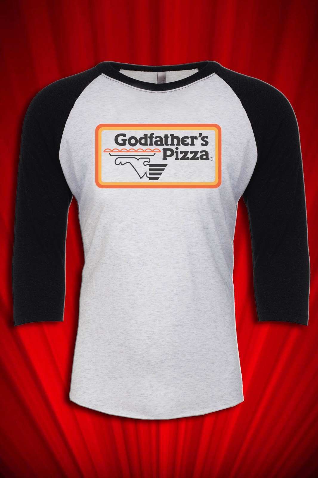 Godfathers Pizza 1980s restaraunt Tee T-SHIRT FREE SHIP USA Fast Food gallery
