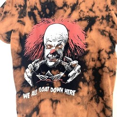 Stephen King IT “We All Float Down Here” Acid Wash Men Horror T-Shirt S 1 of 1
