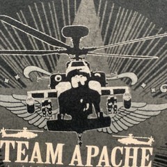 Apache Helicopter T Shirt Adult Medium AAAA Nashville 09 Black