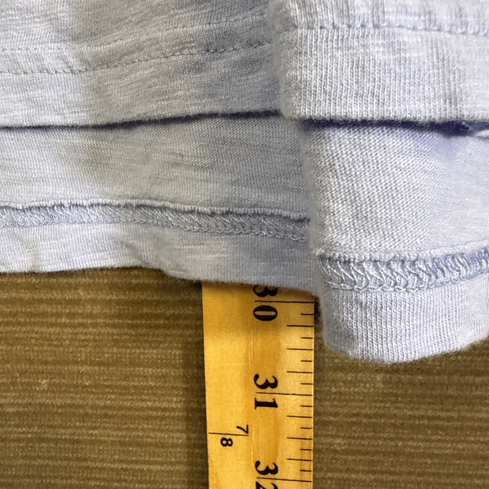 Mens XXL GAP Henley 3 Button Shirt S/S Blue 100% Cotton Relaxed Fit gallery