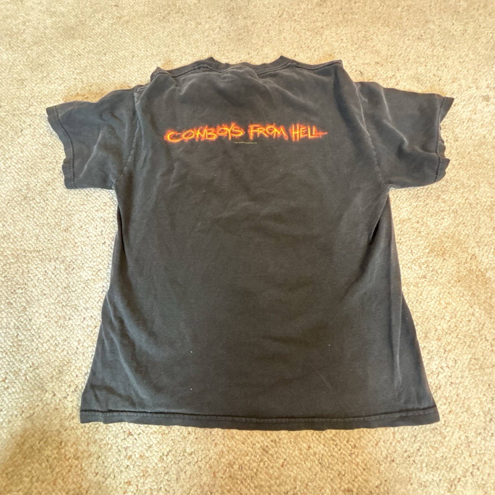 VTG Pantera Cowboys From Hell Black Cotton Band T Shirt Demon Print 2006 Men's L gallery