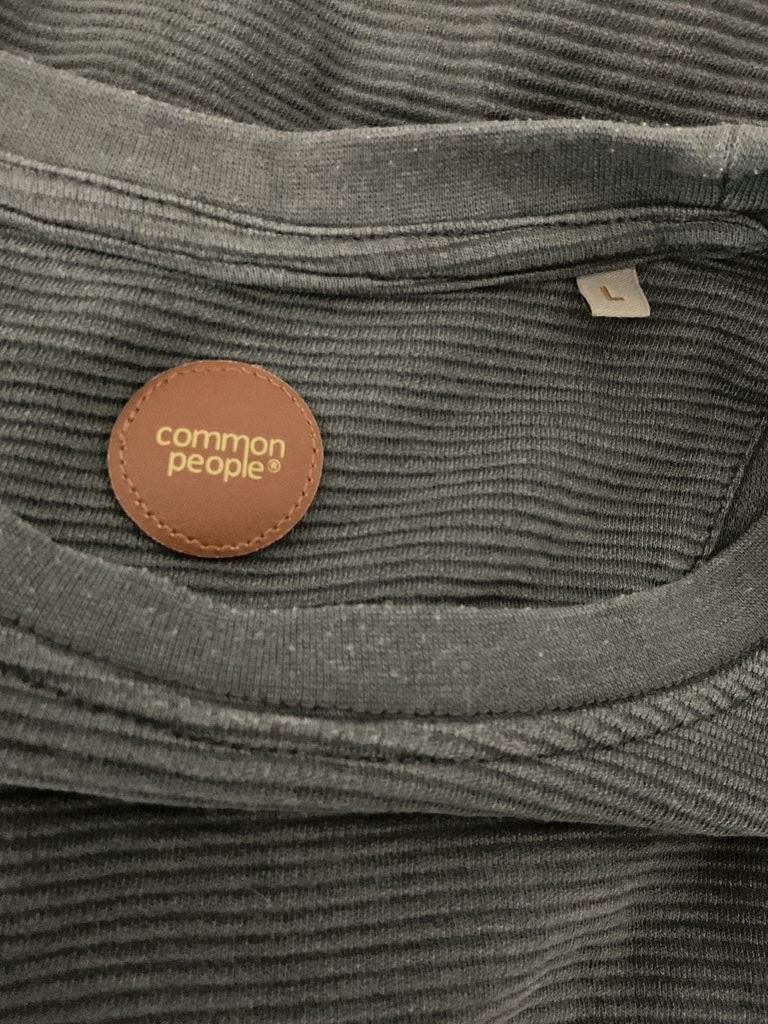 Common People Grey Textured T-Shirt gallery