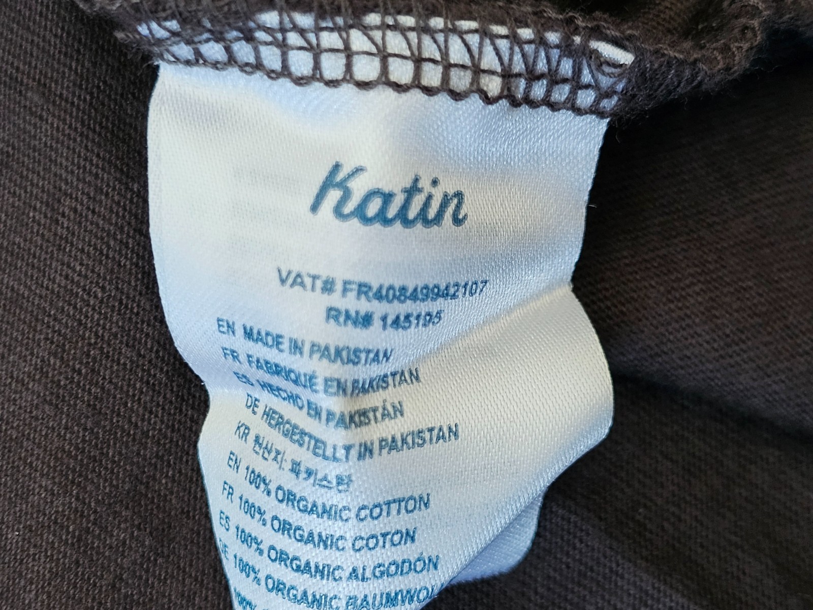 Katin Proof Lab Surf Shop Men Dark Brown Small T Shirt Organic Cotton NWT Norcal gallery
