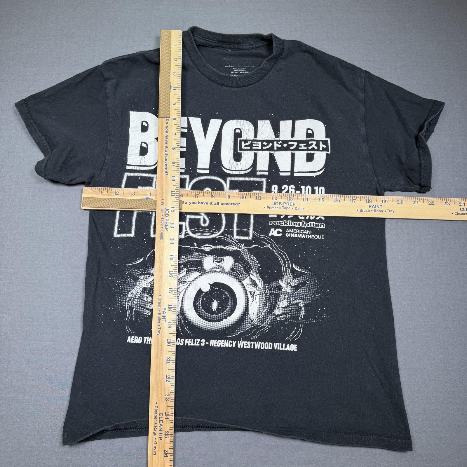 Rucking Fotten Beyond Fest Shirt Mens Medium Black Movie Festival Tee T-Shirt gallery