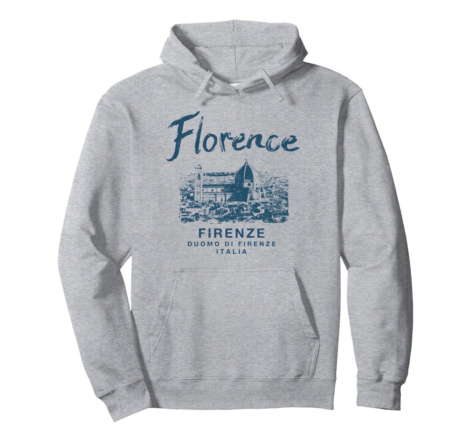 Florence Italy Duomo di Firenze Vintage Italian Pullover Hoodie