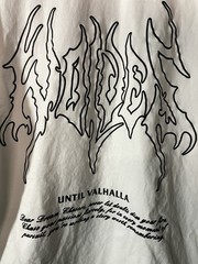 Darc Sports Wolves Until Valhalla T Shirt Size XXL Black Metal Font