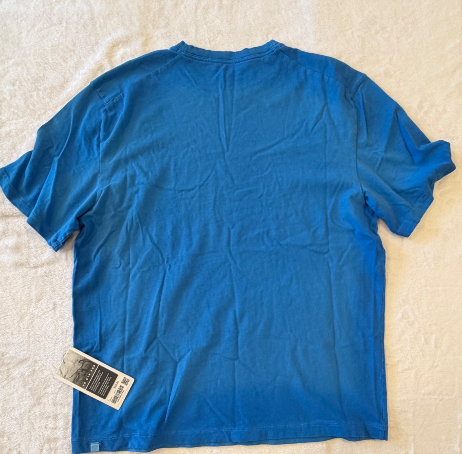 Lululemon Cotton Jersey T-Shirt FDAP Size Large Fade Dye Corn Flower Blue gallery