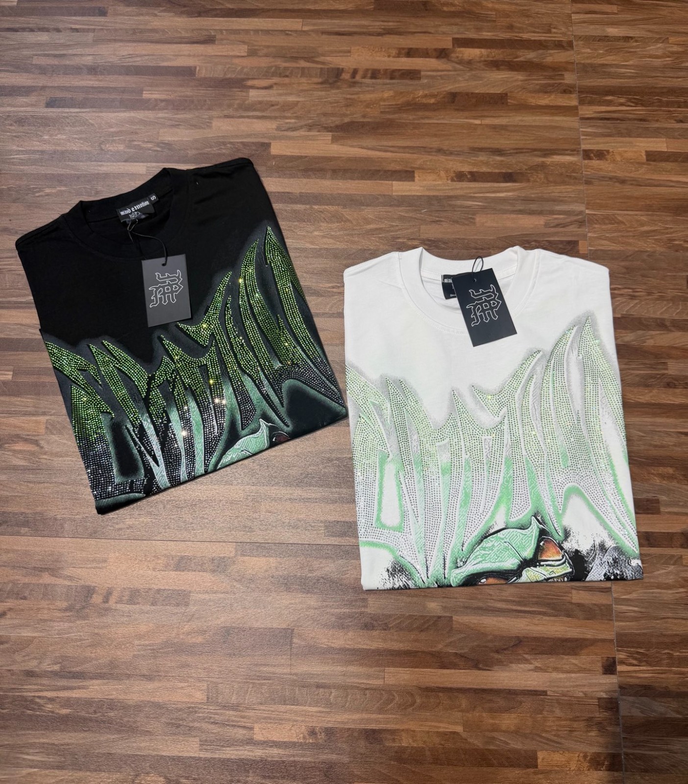Mixed emotions tee shirt Black / White gallery