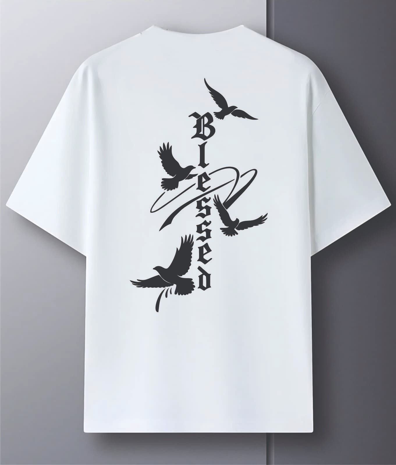 Sebashley Blessed T-shirt 100% Thick Cotton in Various Sizes High Quality gallery