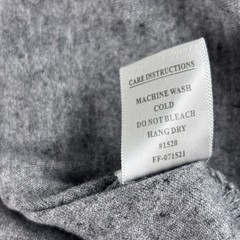 Free Fly Mens Medium Heather Grey Bamboo Blend Henley T-Shirt Size