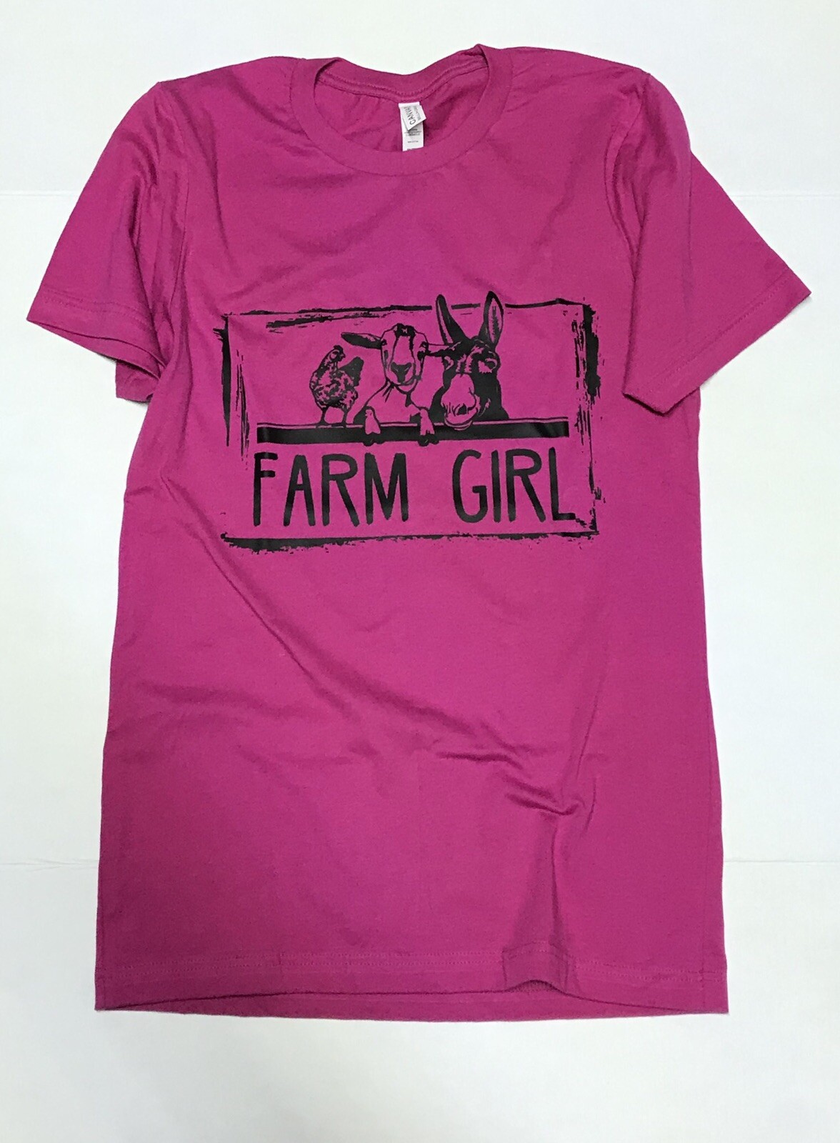 Farm Girl Bella+Canvas T-shirt, Extra Large, New, Trendy, Screen printed, XL gallery