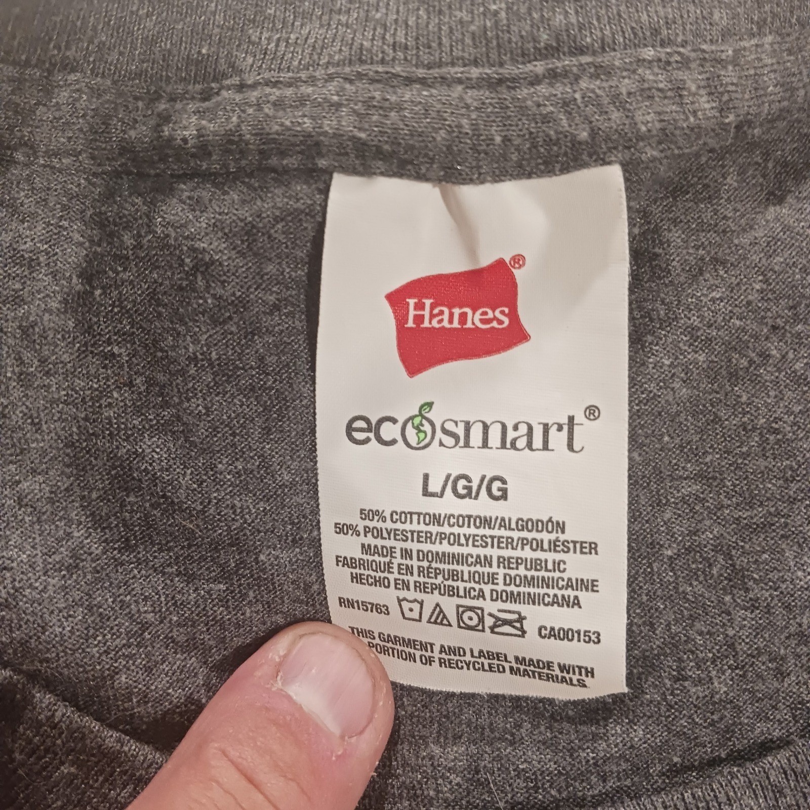 Hanes EcoSmart Edit Or Regret It Graphic T-Shirt L Mens Gray Funny Writer Tee gallery