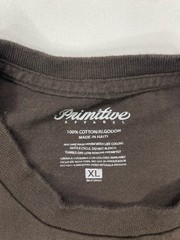 Primitive Apparel Logo Graphic T-shirt Men XL Brown Short Sleeve