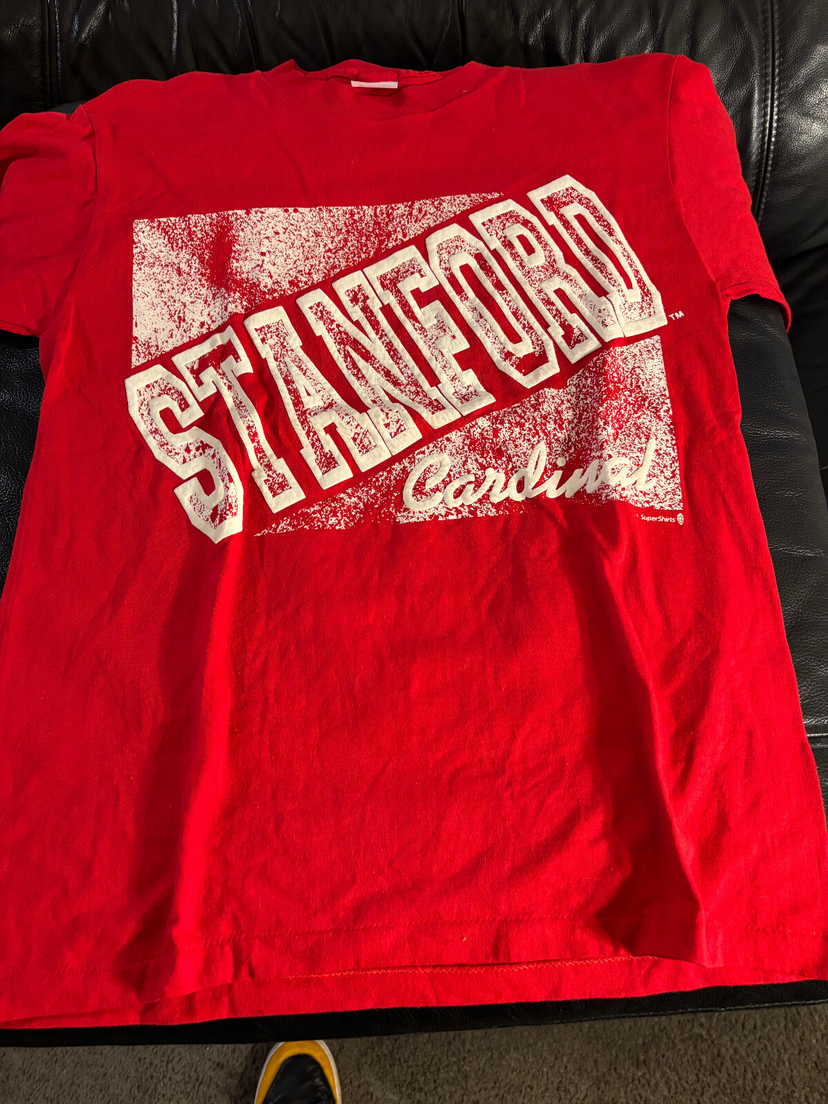 Stanford Cardinal vintage 1980’s Super shirt Mint med made USA 50/50 cotton poly