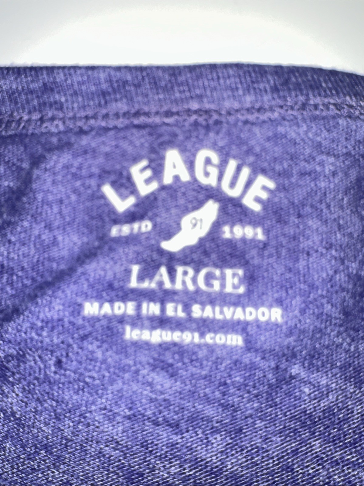 5333 The League TCU Horned Frogs Men’s Large Purple Poly Cotton Blend T-shirt gallery