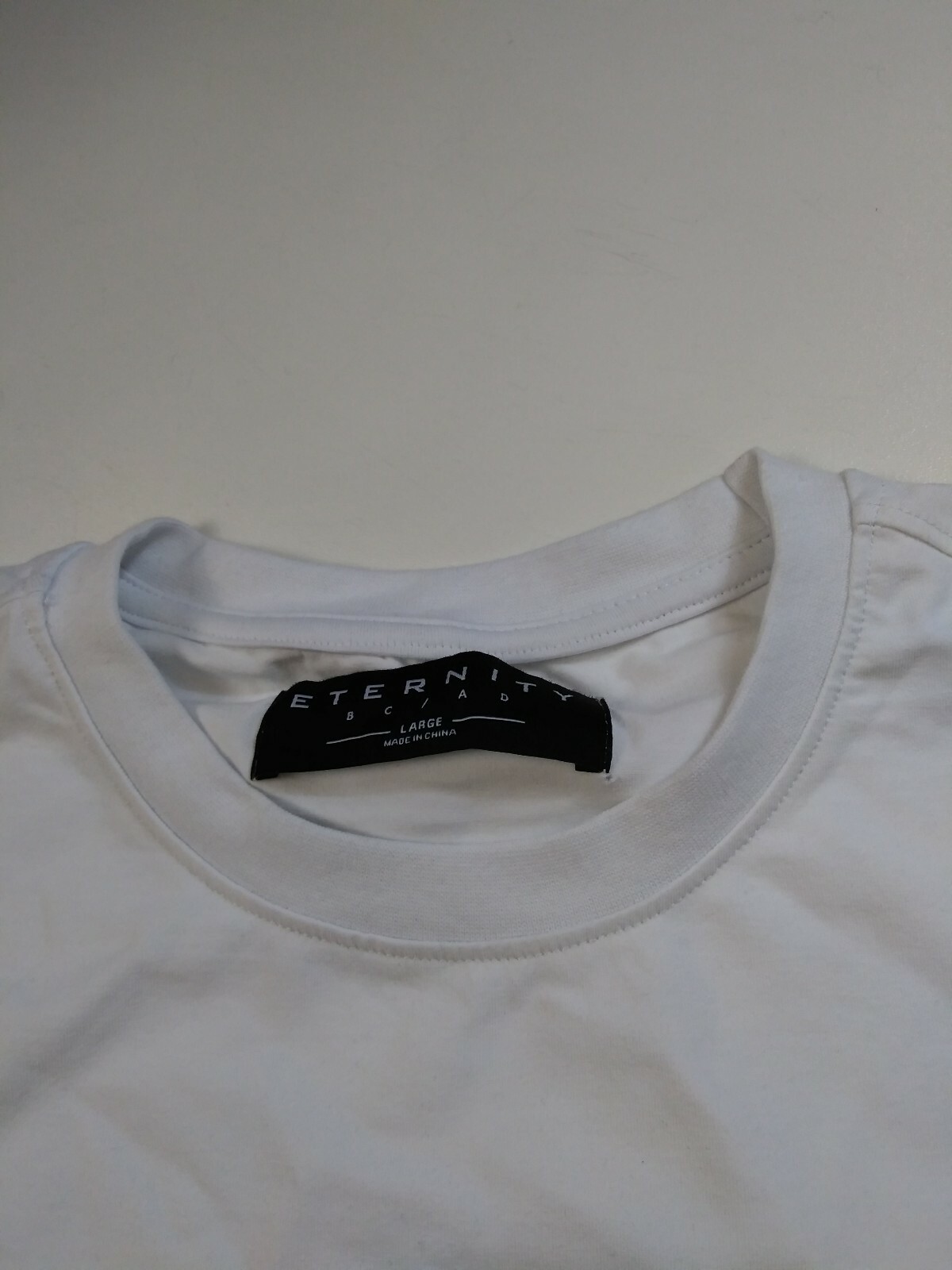 ETERNITY BC/AD men T-SHIRT size LARGE 100%AUTHENTIC white skull gallery