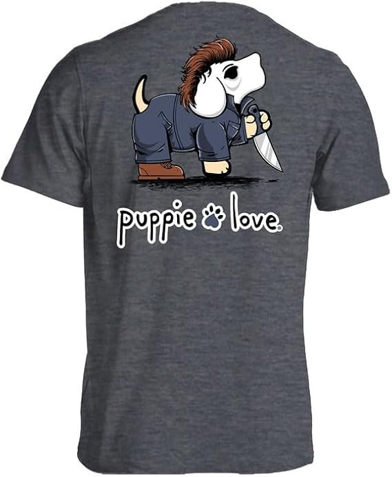 New PUPPIE LOVE Horror Movie T-Shirt, Stalker pup gallery