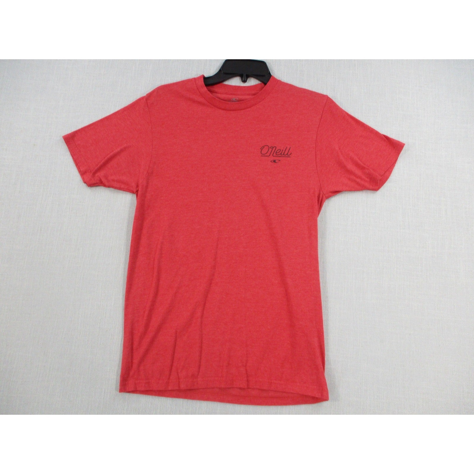 ONeill Mens Modern Fit Short Sleeve T-Shirt Red Heathered Logo Graphic Small gallery