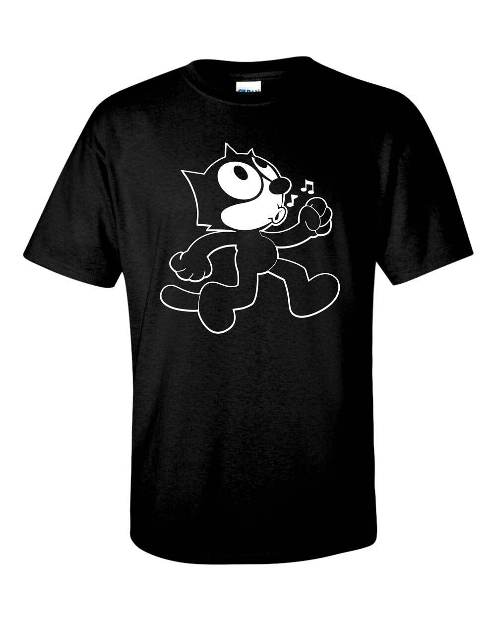 Felix the Cat whistling T-shirt gallery