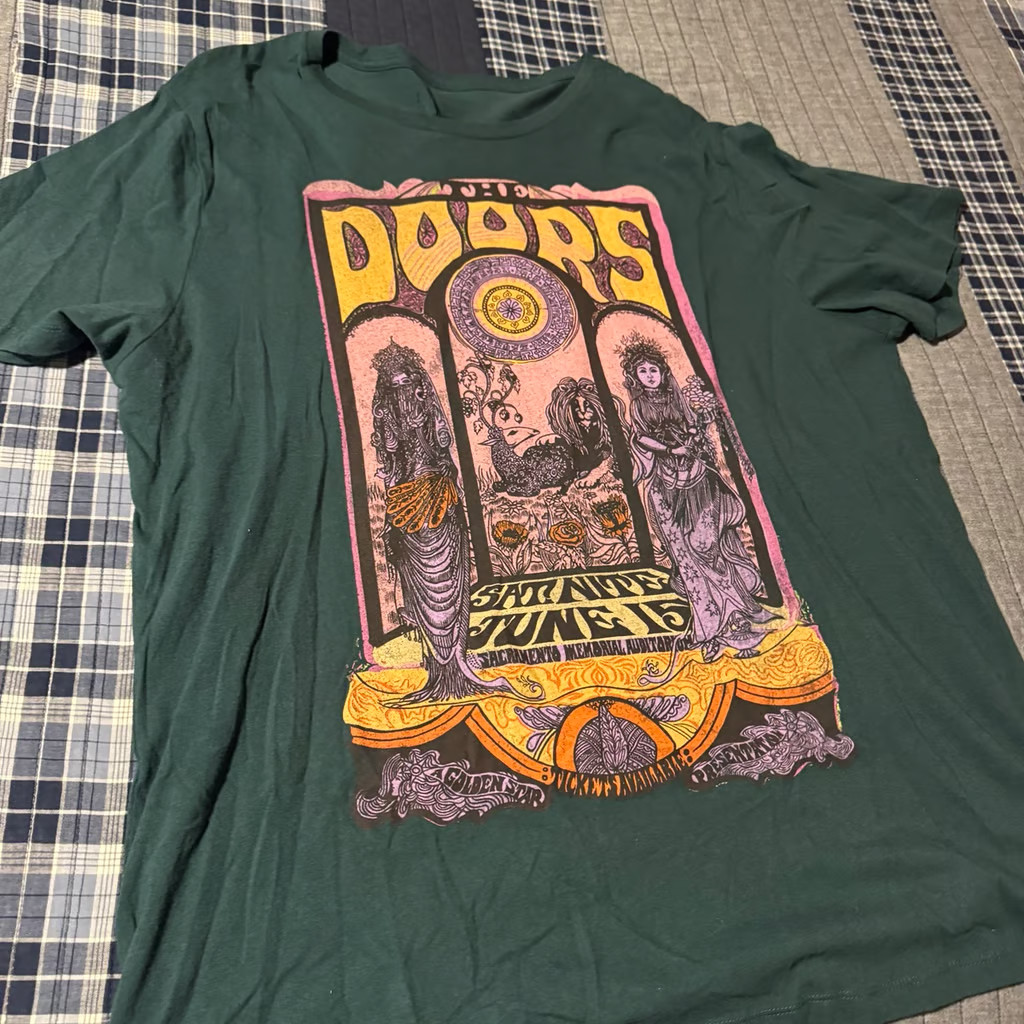 Vintage The Doors Sat Nite Jungle 15 Shirt Unisex Concert S to 5XL EL049 gallery