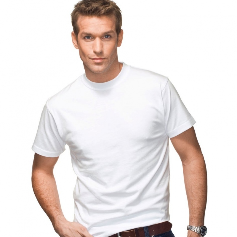 3 Pack Hanes Beefy T Shirts WHITE 5180 S-5XL 6.1 oz Cotton gallery