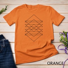 Sacred Geometry Abstract Art Geometric Triangle Lines Design Unisex T-shirt