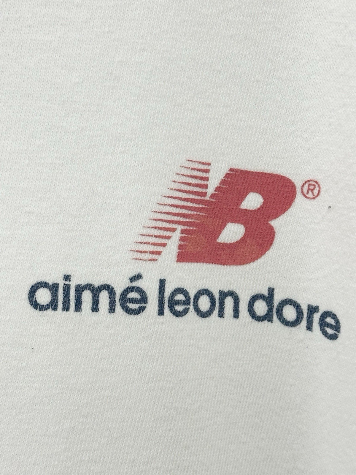 Aime Leon Dore x New Balance Collaboration White Long Sleeve Cotton Tee gallery