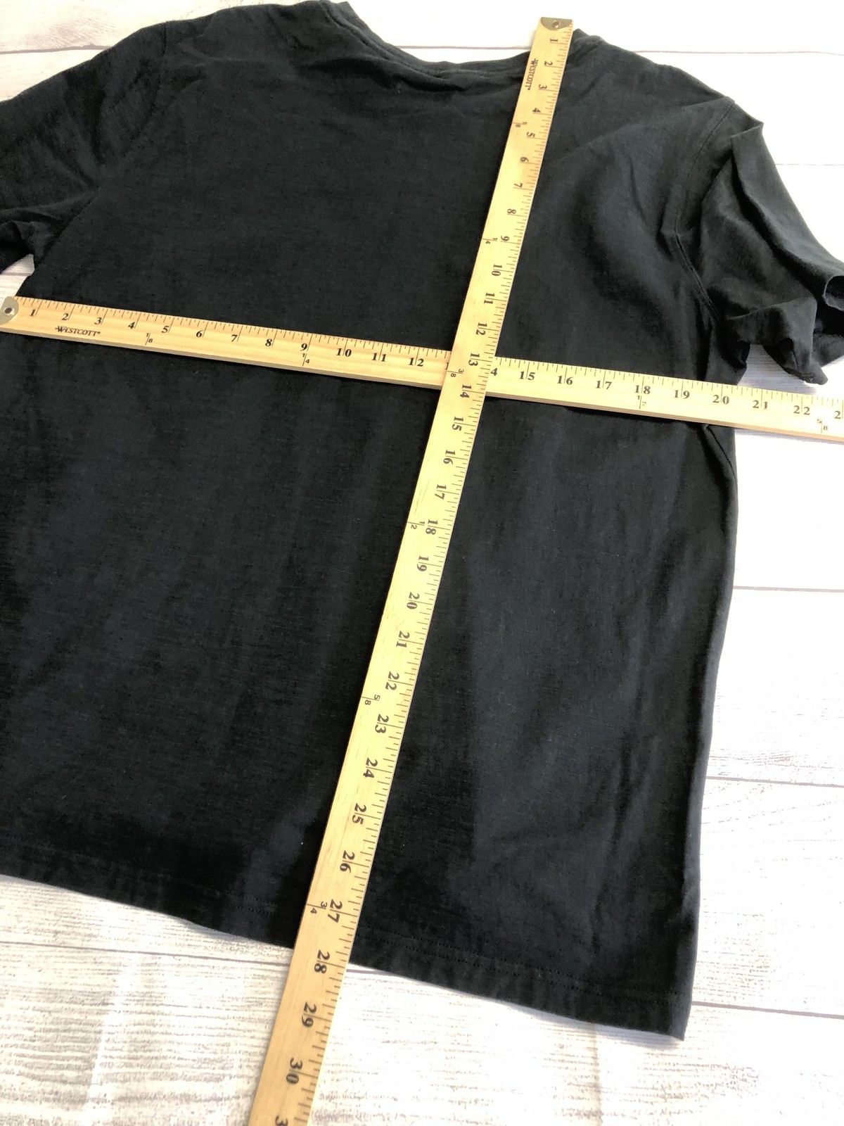 Joseph Abboud Shirt Mens LT Black Liquid Soft 100% Cotton Crewneck Tee Casual gallery