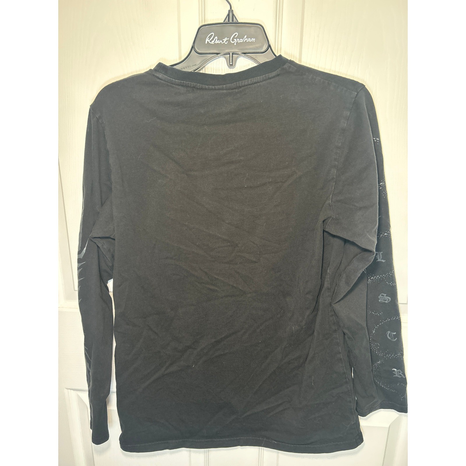 Killstar Long Sleeve T-Shirt Baphomet Occult Graphic Size M Black Goth Alt Shirt gallery