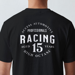 Vincata Apparel Collab Access Automotive Shirt Large Cotton Short Sleeve