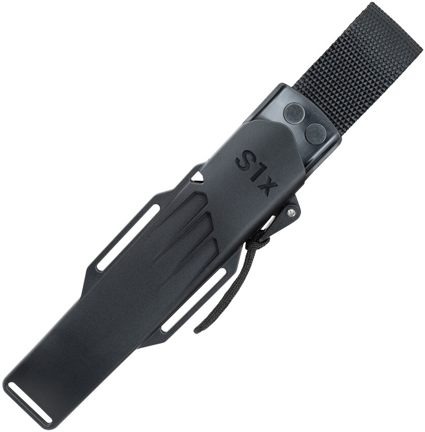 Fallkniven S1x Black Zytel One Piece Construction With Nylon Loop Sheath S1XEZ