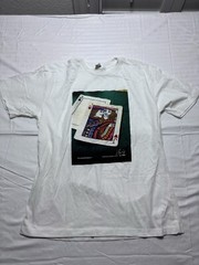 The Core Large White Poker All In Cards Paris Las Vegas Hotel T-shirt JJ