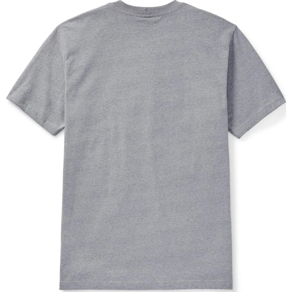 Filson Outfitter Solid One Pocket T-Shirt 20086528 MADE IN USA Gray Heather Grey gallery