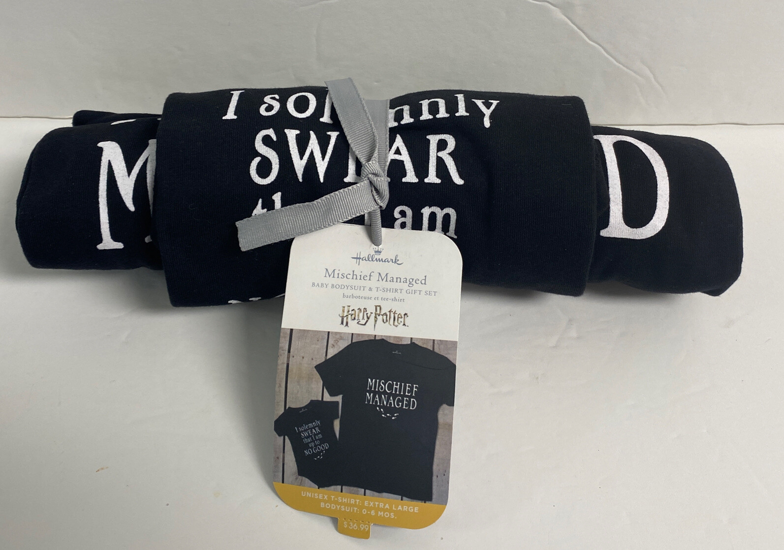 Hallmark Harry Potter Mischief Managed Bodysuit Set S / 0–6 Months / T-Shirt XL gallery