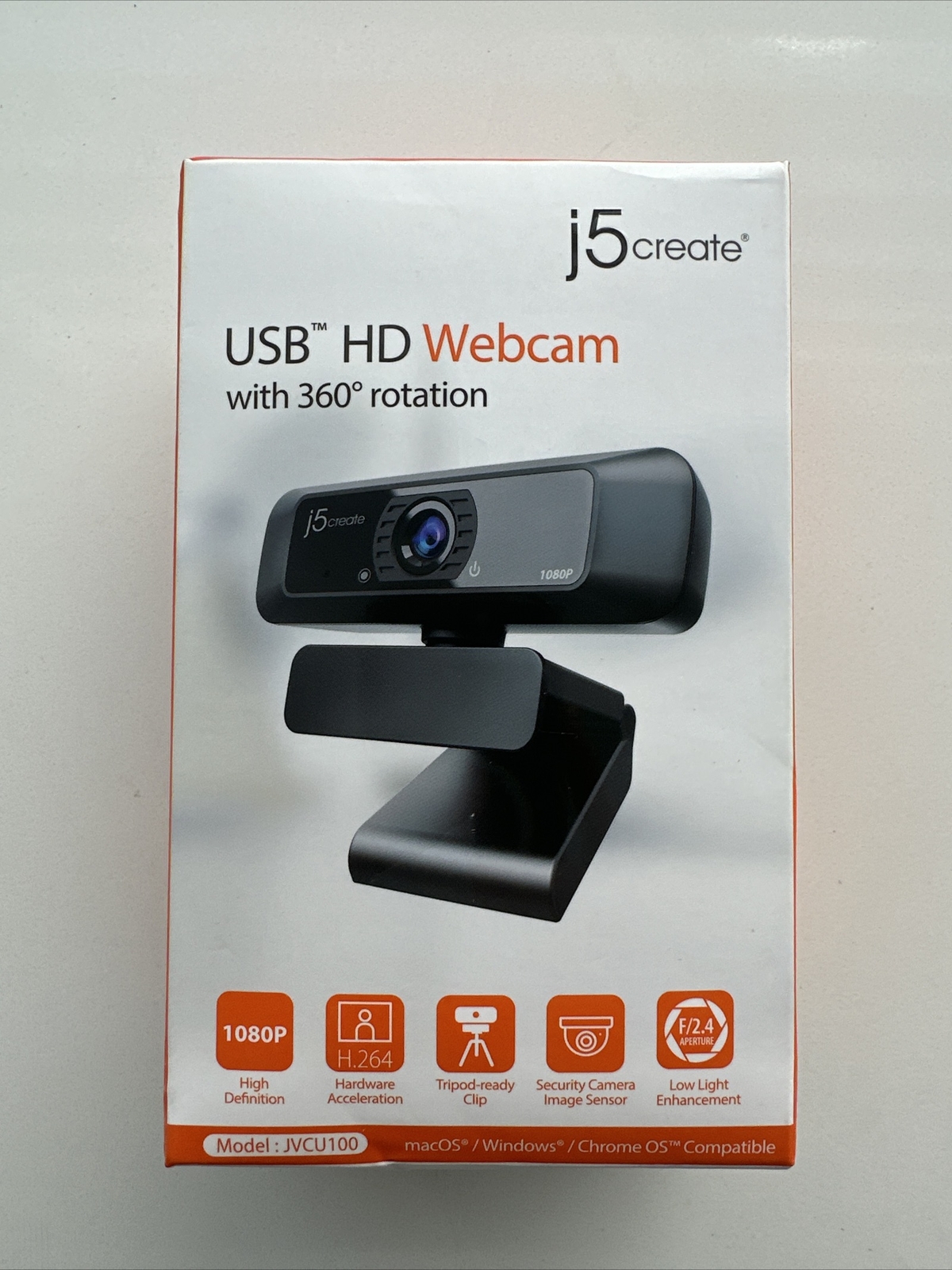 j5create USB HD Webcam with 360 Rotation.