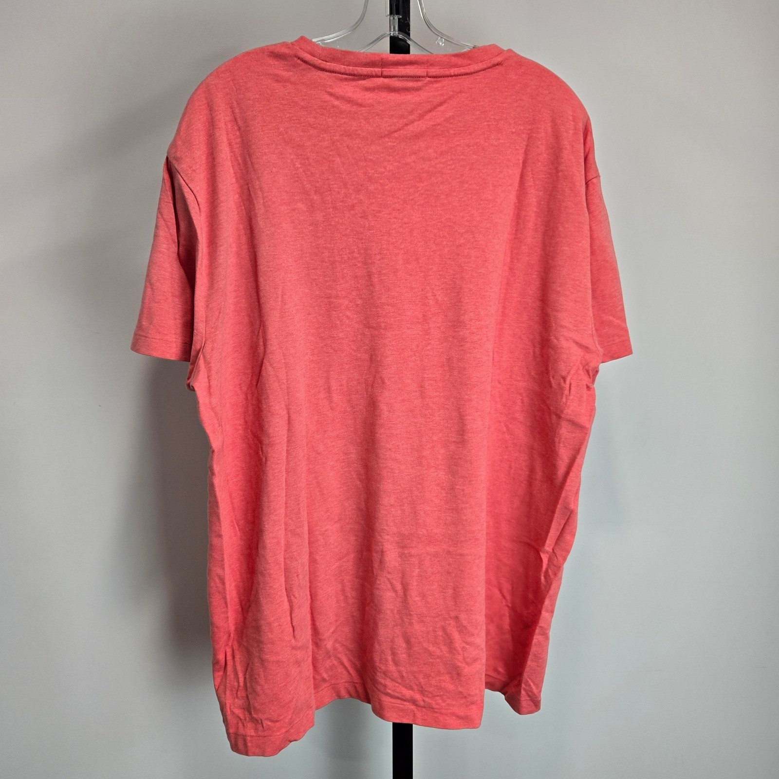 Polo Ralph Lauren Mens XL Classic Fit T-Shirt Heather Coral Pink Flesh Pony Logo gallery
