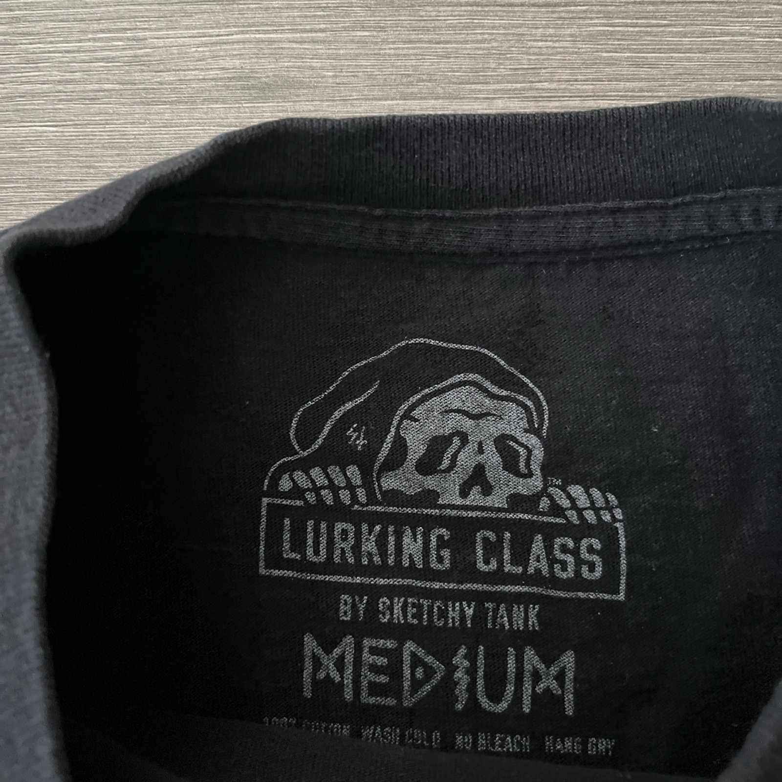 Lurking Class Mens M T Shirt Black Stay Positive Test Negative gallery