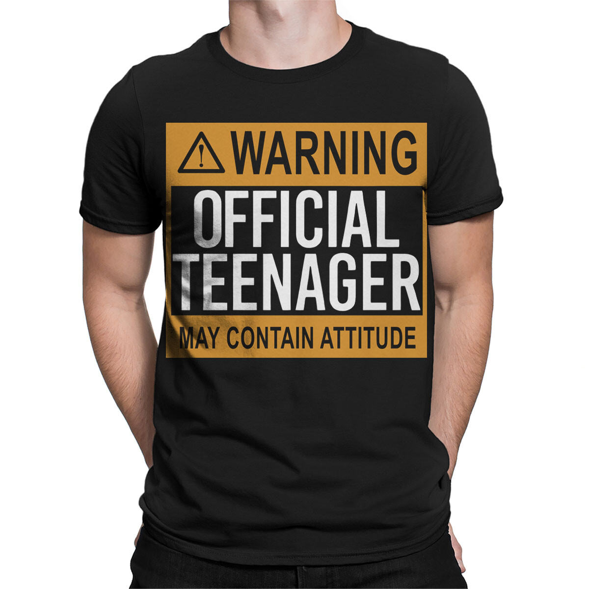 Funny Teenager Warning Sign Mens T-Shirt Ideal For Birthday Celebrations #T490 gallery