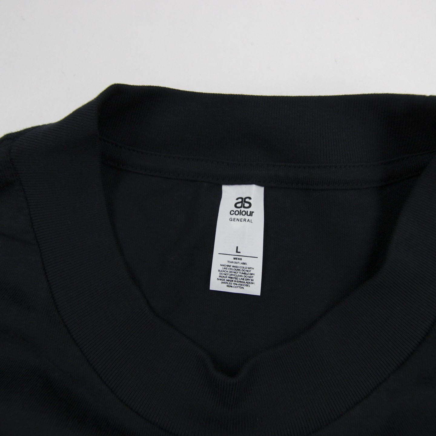 AS Colour Long Sleeve Shirt Men's Black New without Tags L gallery
