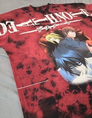Civil Regime Death Note American Classic Oversized Lava Wash Tee Adult Large NWT