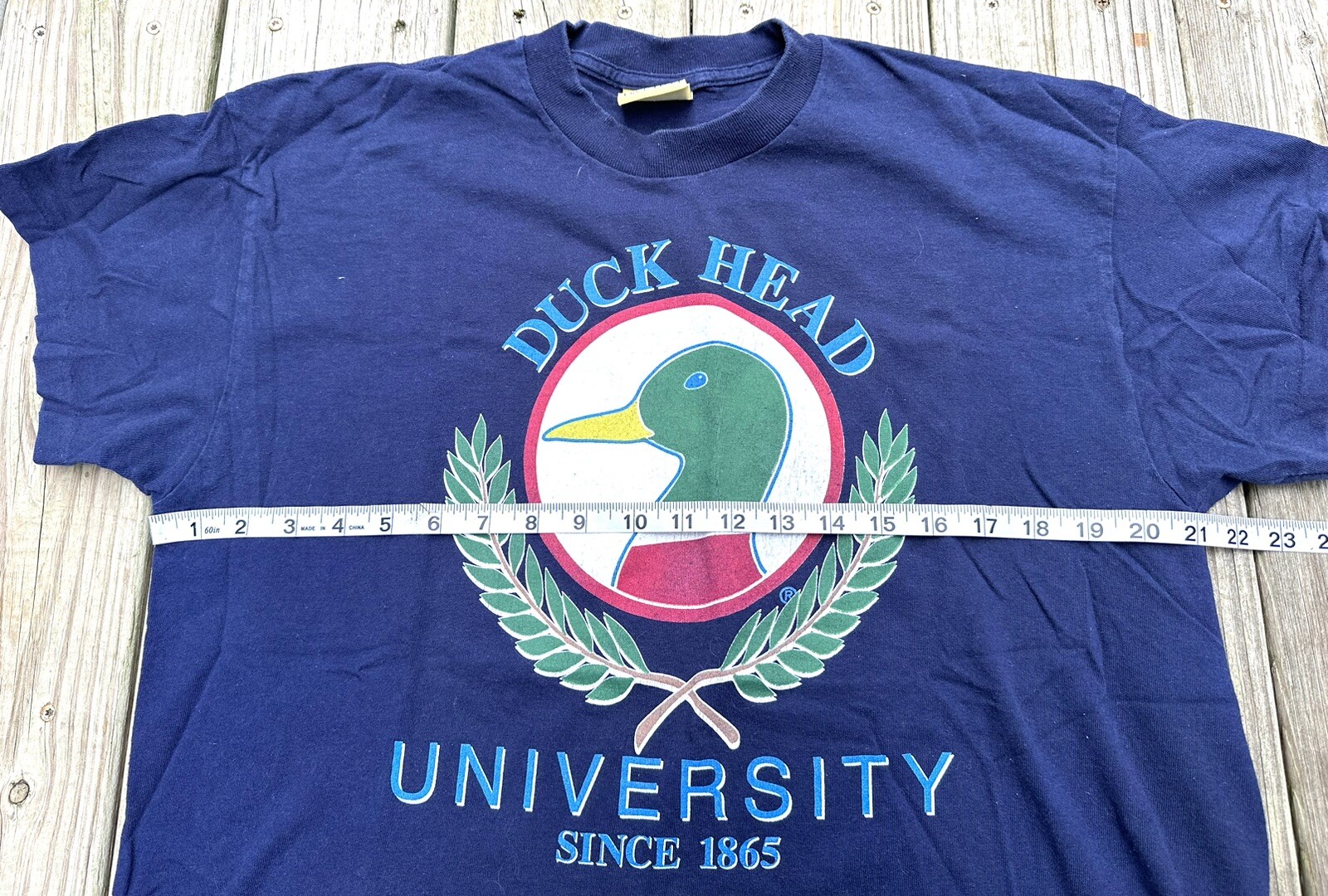 Vintage Duck Head Athletic Dept. Shirt 1990s USA Single Stitch See Measurement gallery