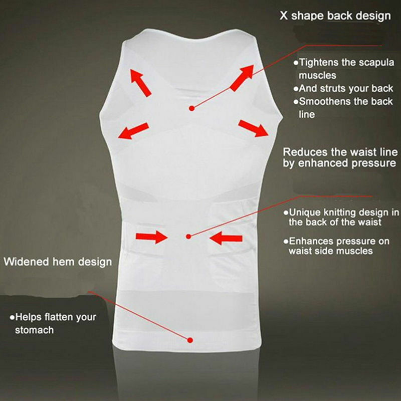 FAJAS PARA HOMBRES FAJA REDUCTORA DE HOMBRE MEN BODY SHAPER ABDOMEN CONTROL VEST gallery