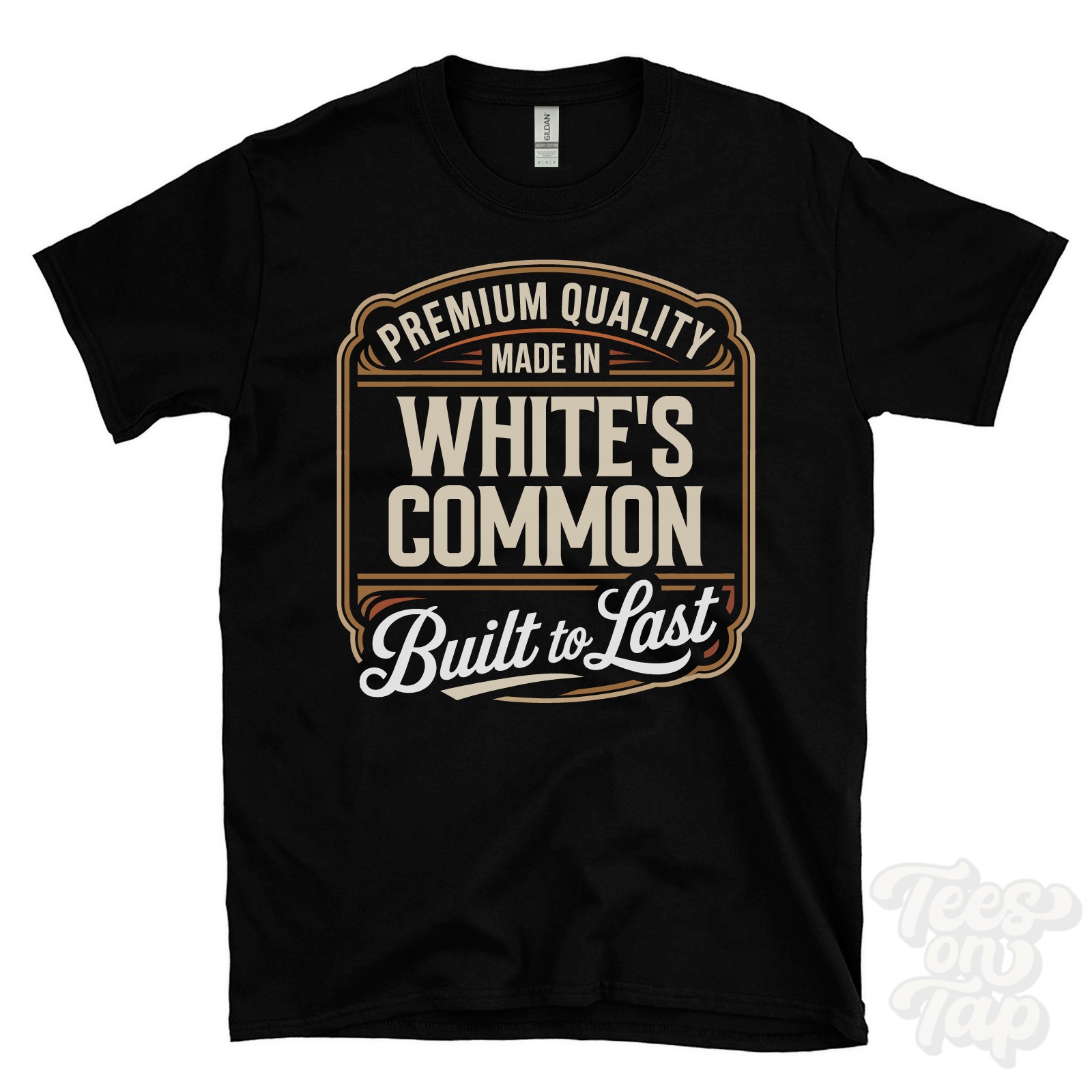 MADE IN WHITE'S COMMON PREMIUM QUALITY BUILT TO LAST T-SHIRT england gallery